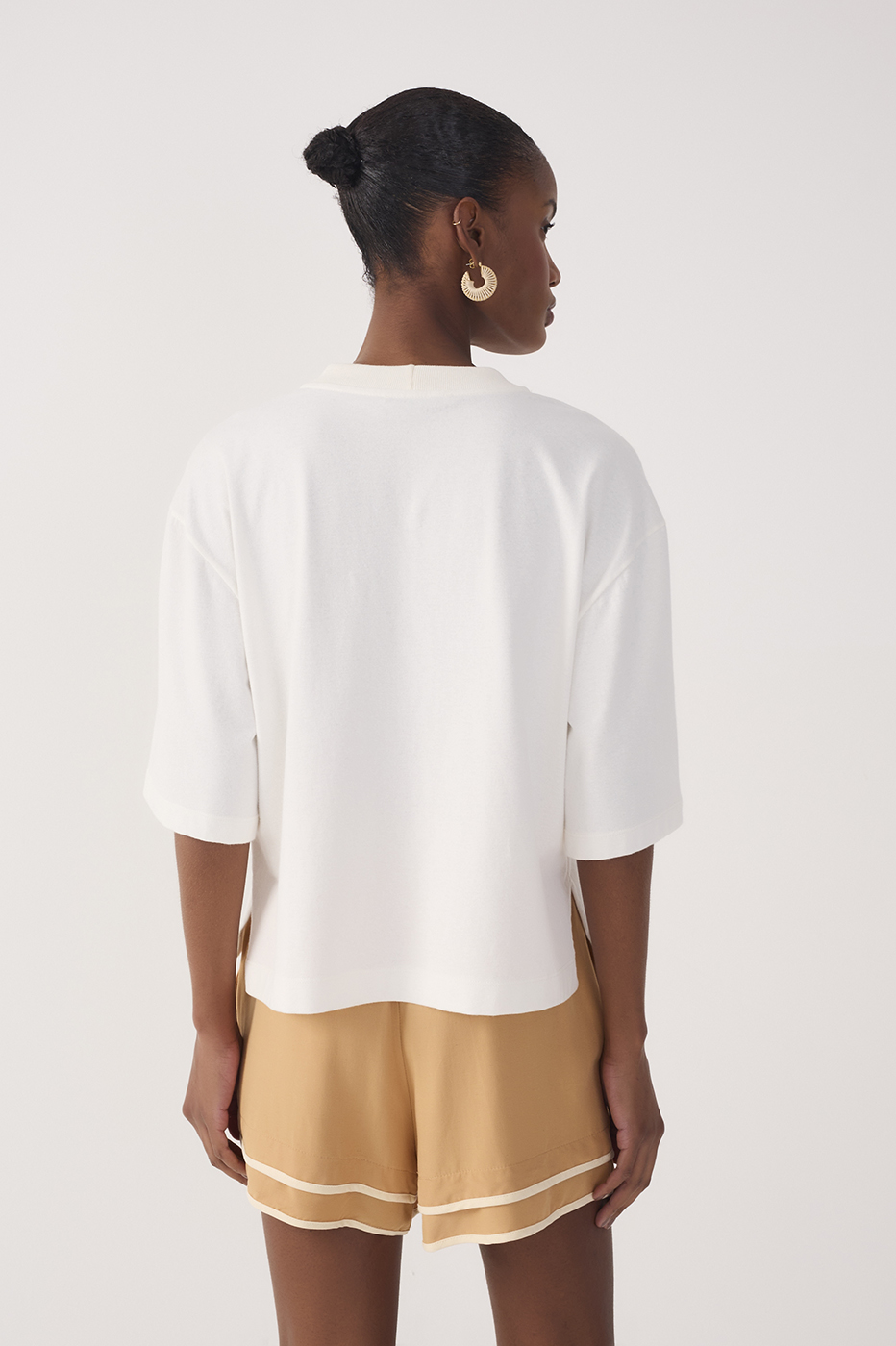 Off-White Embroidered Sun T-shirt