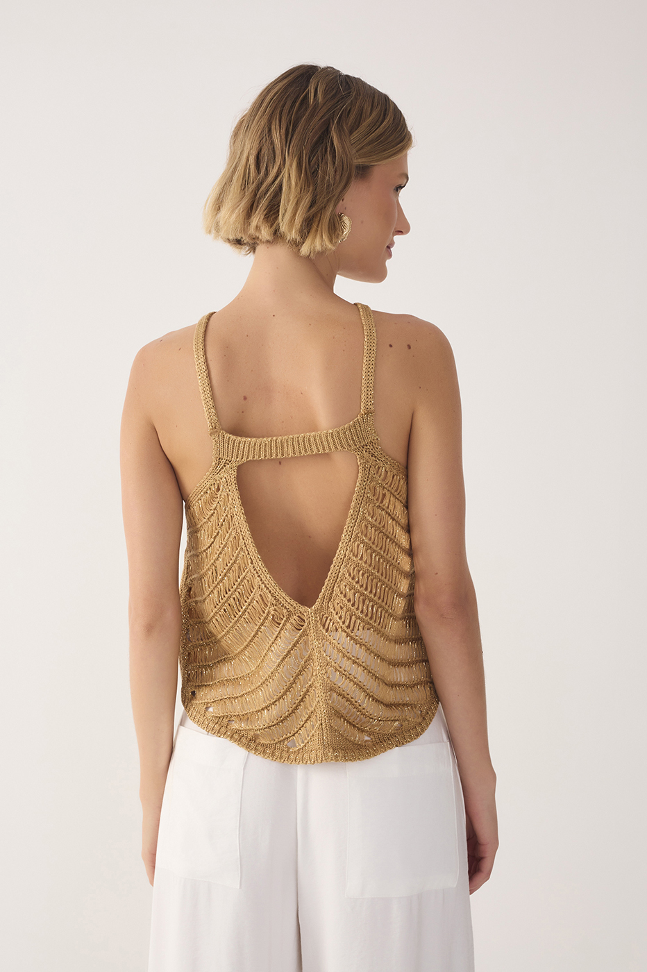 Lurex Resort Knit Top
