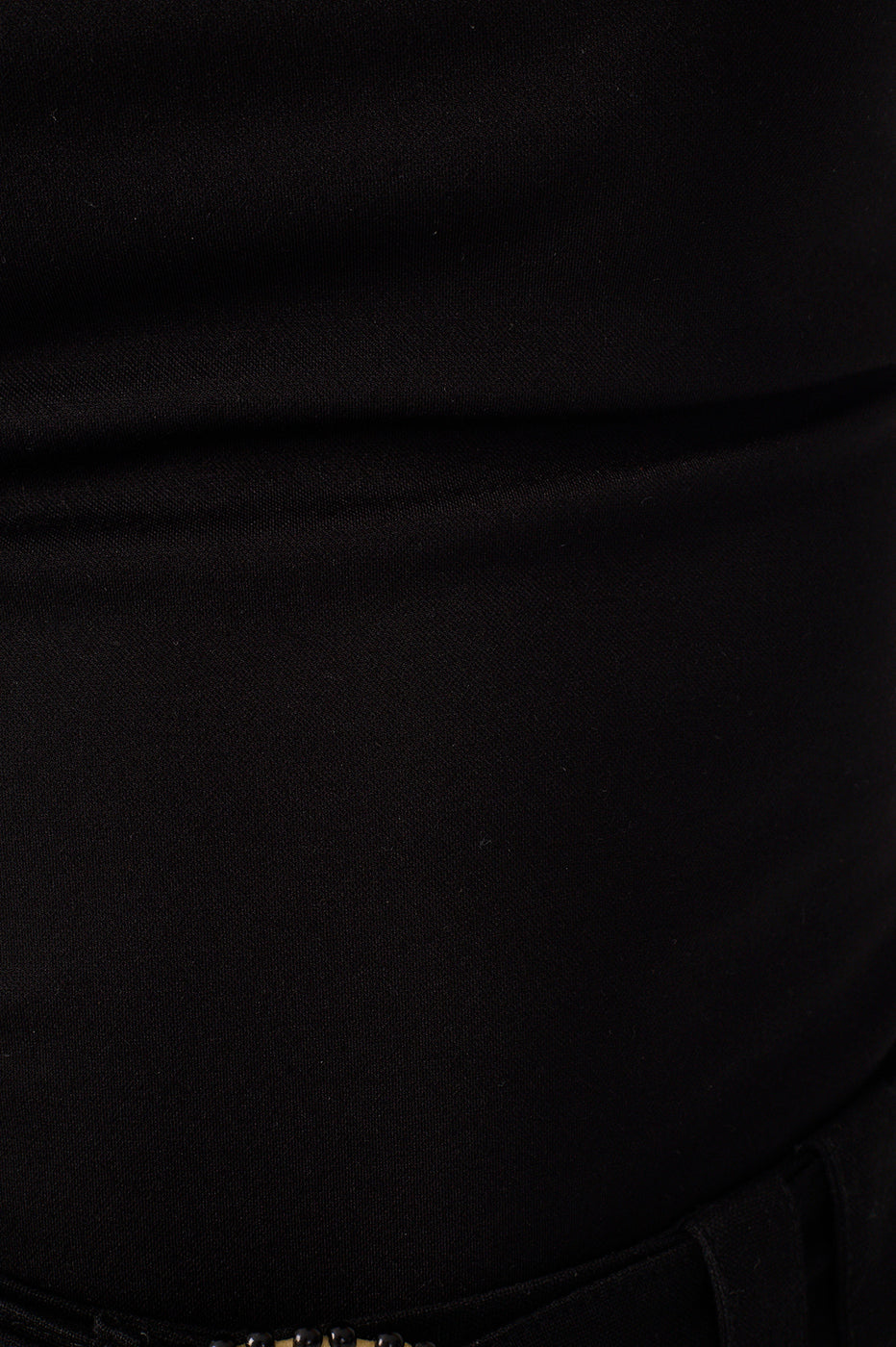 Black Strapless Bodysuit