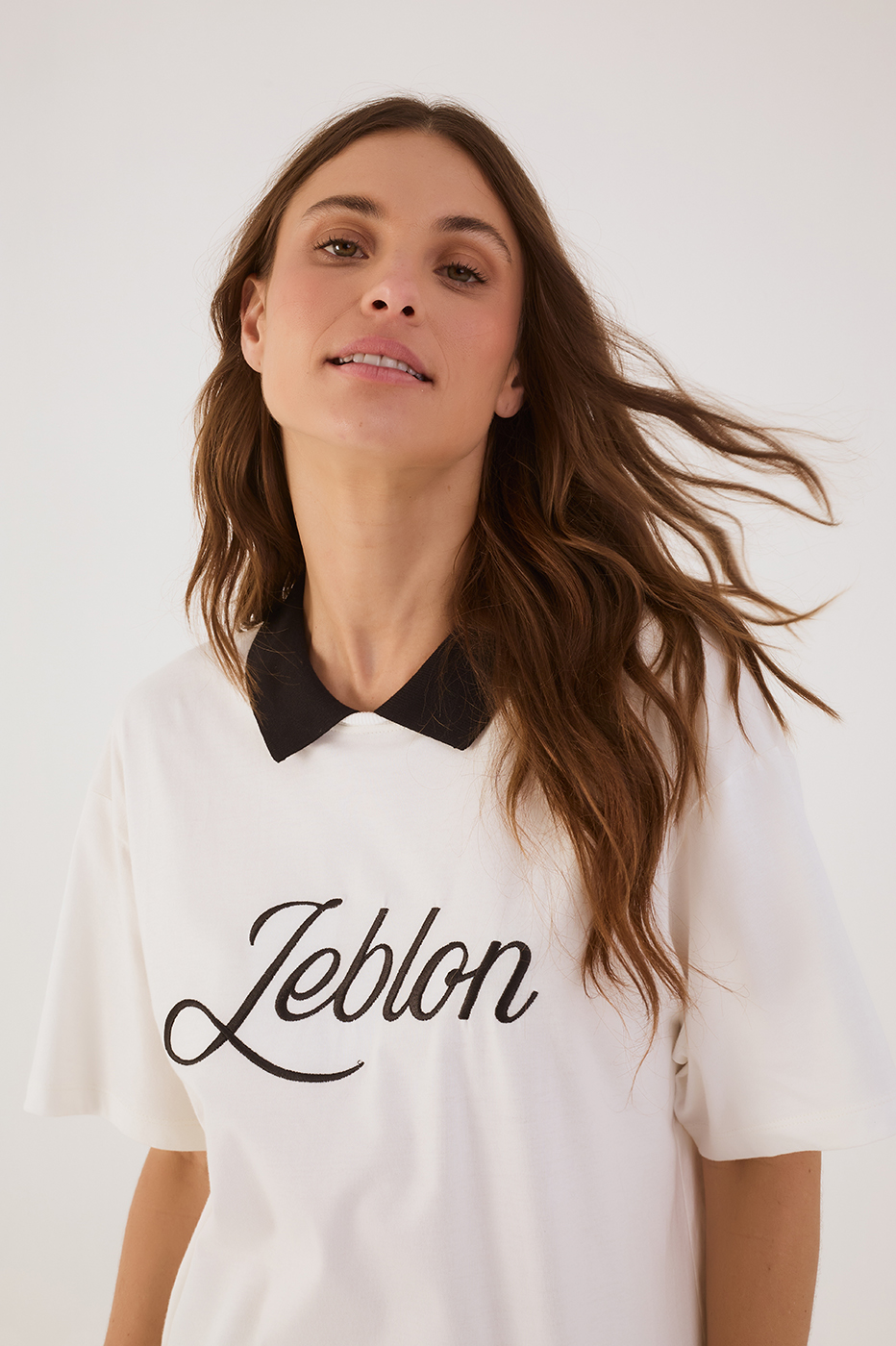 Off-White Leblon Embroidered  T-Shirt