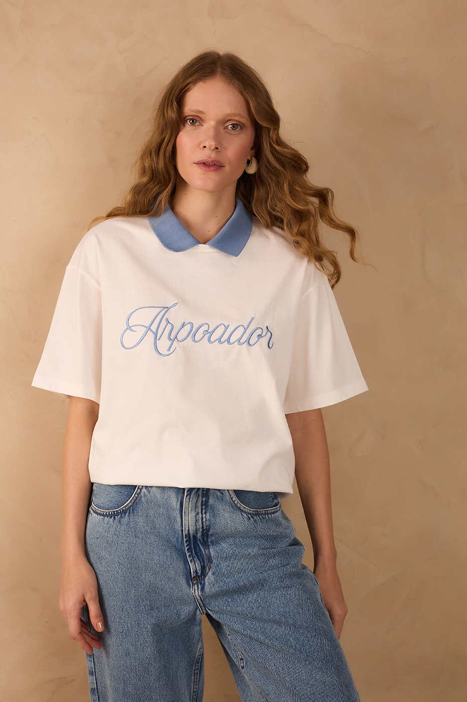 Off-White Arpoador Embroidered  T-Shirt