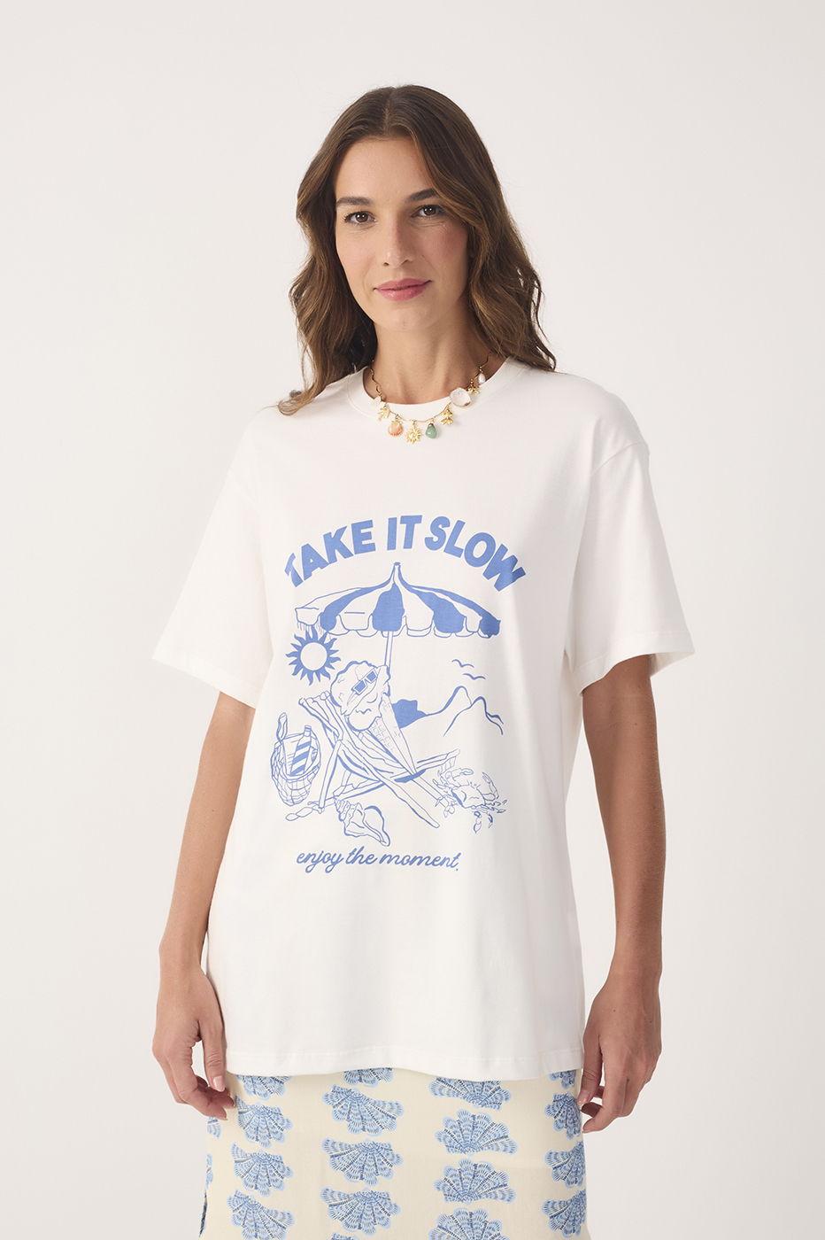 Take It Slow Silk T-shirt