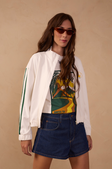 Off-White Brazil Silk Cotton T-Shirt