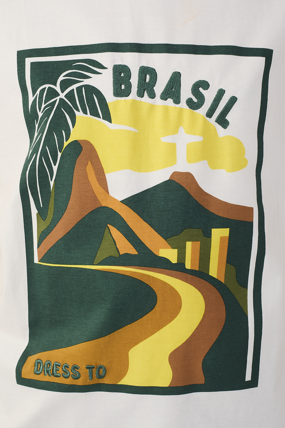 Off-White Brazil Silk Cotton T-Shirt