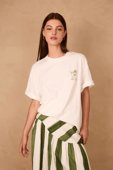 Off-White Lemon Caip Short Sleeve Graphic T-Shirt