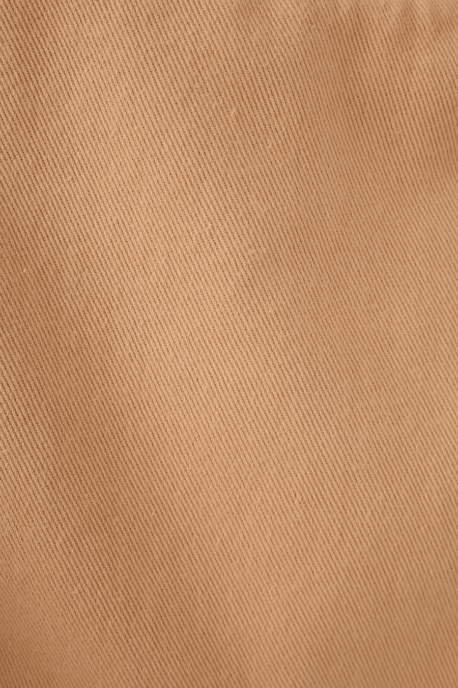 Beige Twill Drawstring Pants