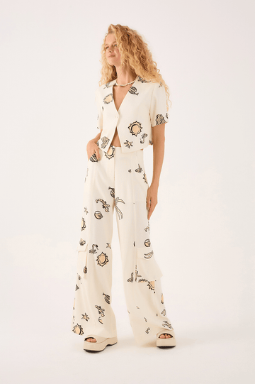 Mar¨¦ Mansa Print Pants