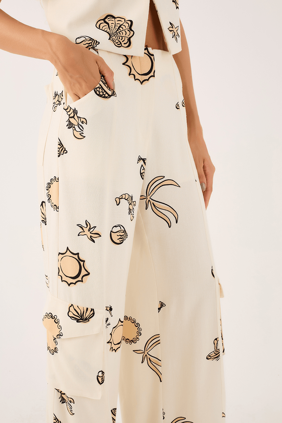 Mar¨¦ Mansa Print Pants
