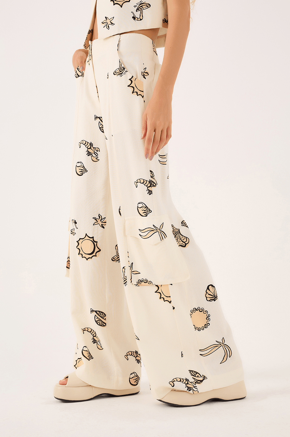Mar¨¦ Mansa Print Pants