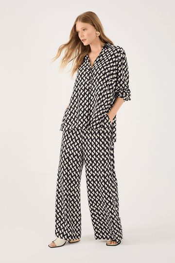 Litoranea Crepe Print Pants