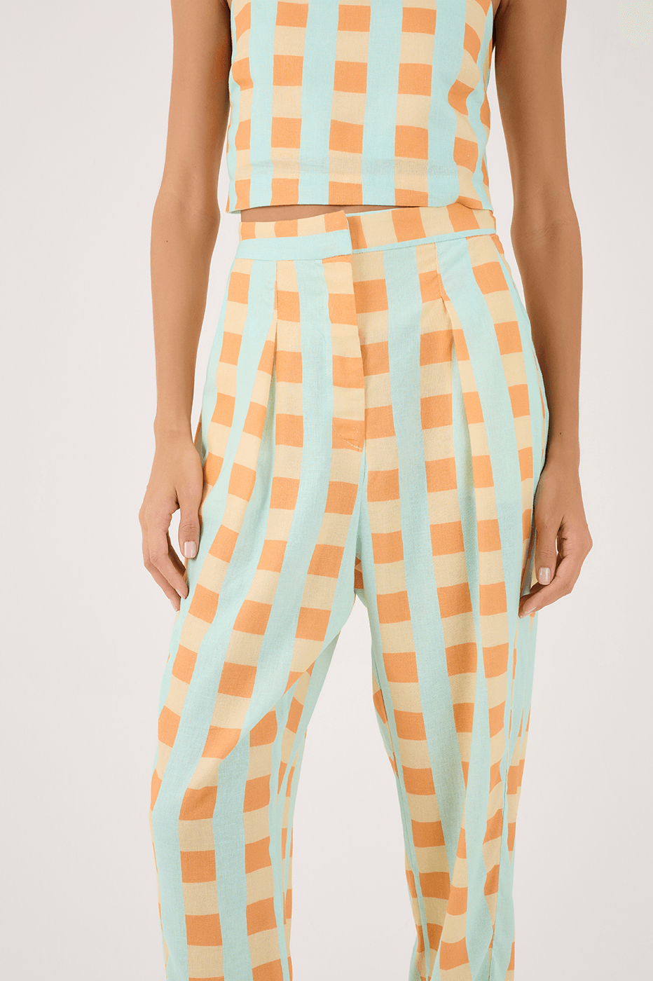 Serena Print Linen Pants