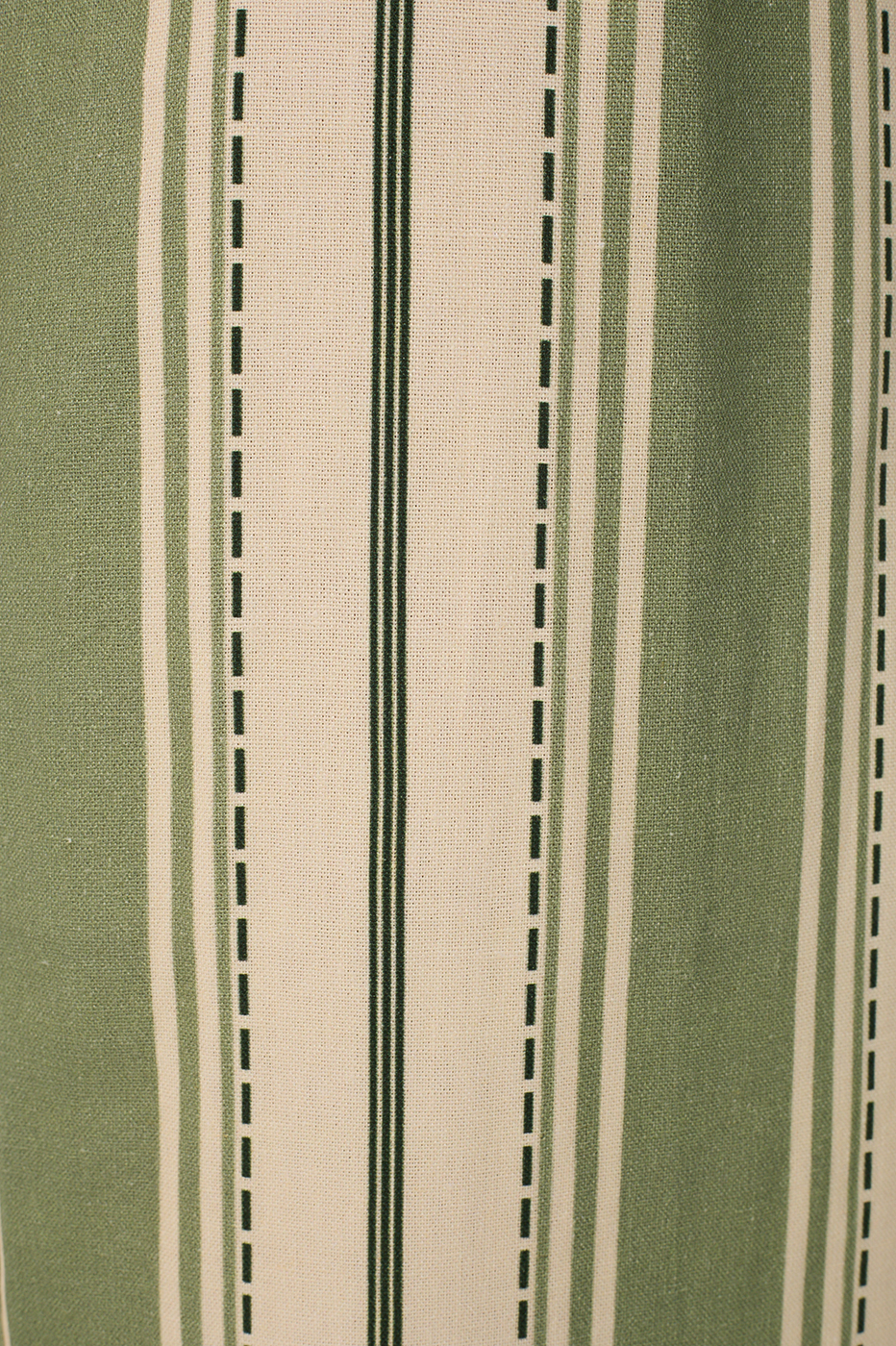 Green Descanso Buttoned Wide-Leg Pants