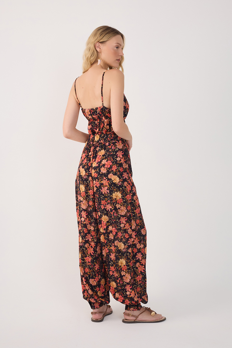 Black Encontro Lurex Wide-Leg Pants