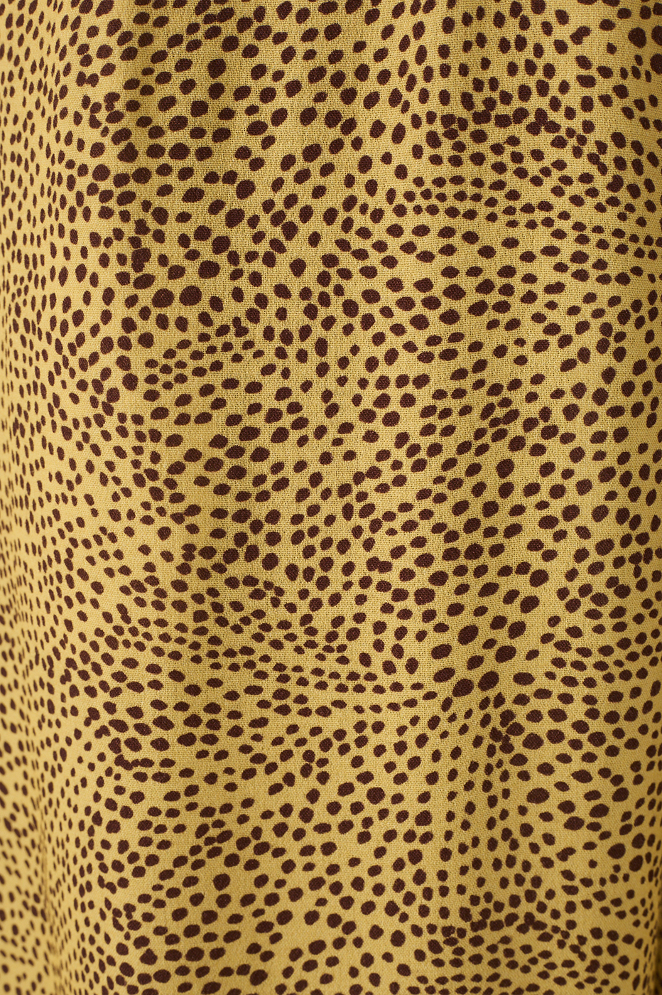 Yellow Gotas Drawstring Wide-Leg Pants