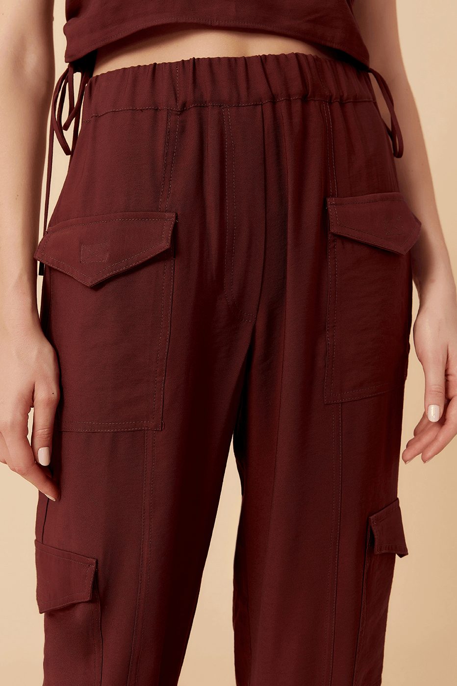 Pants Pockets Adjustable Hem