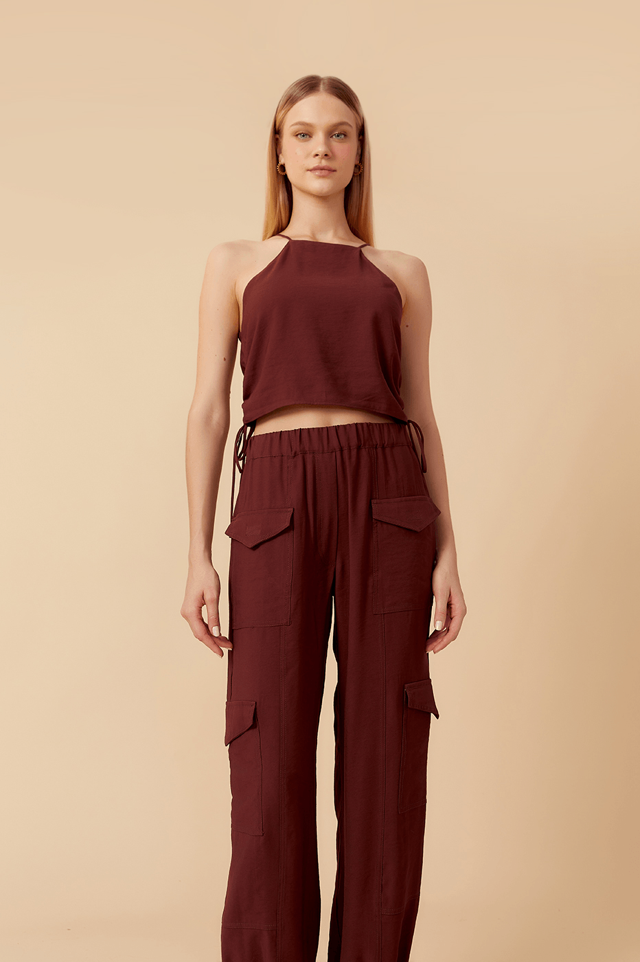 Pants Pockets Adjustable Hem