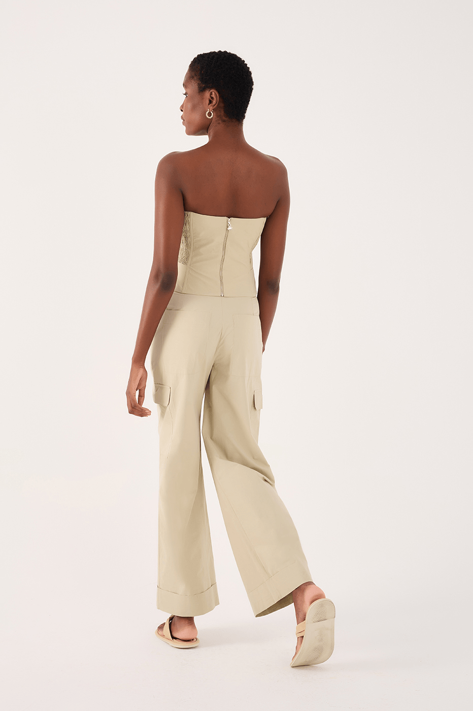 Cotton Side Pocket Pants