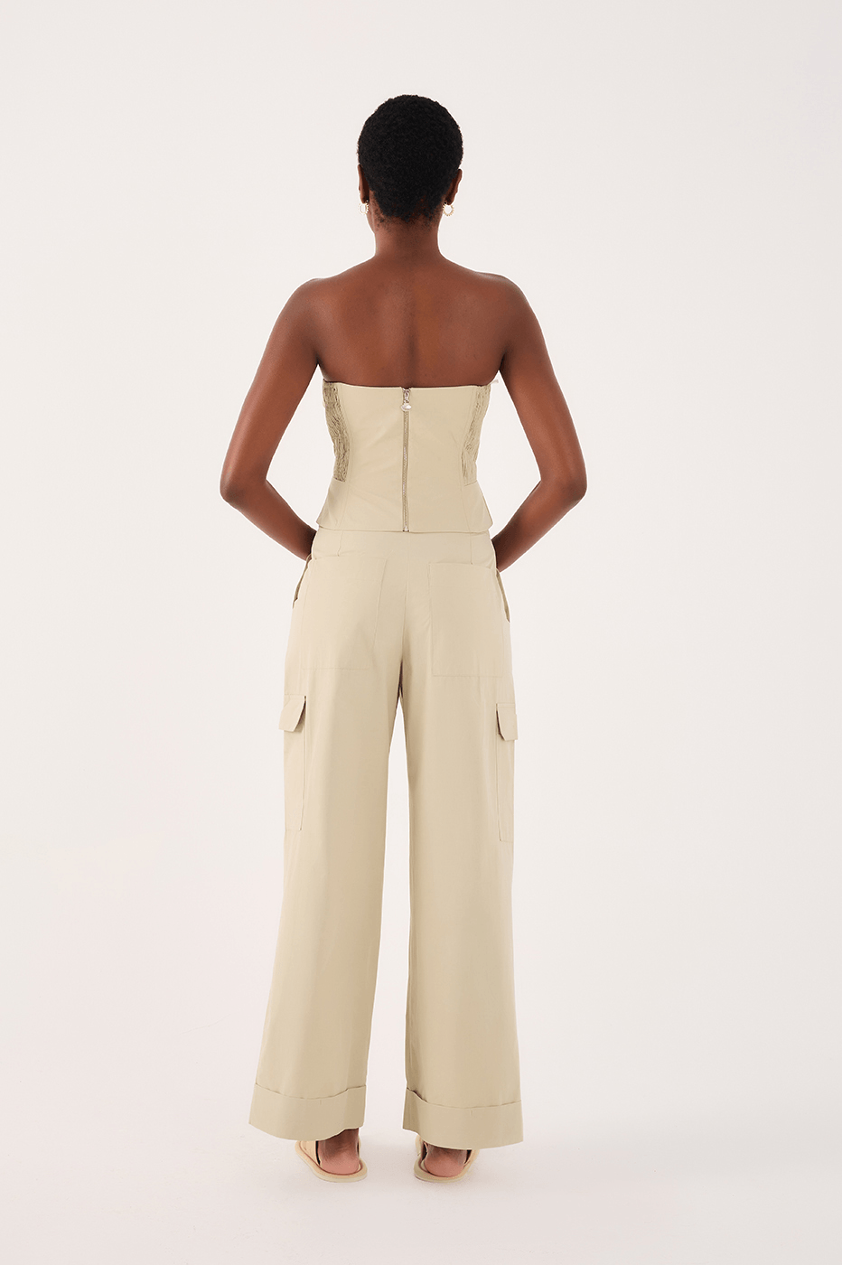 Cotton Side Pocket Pants