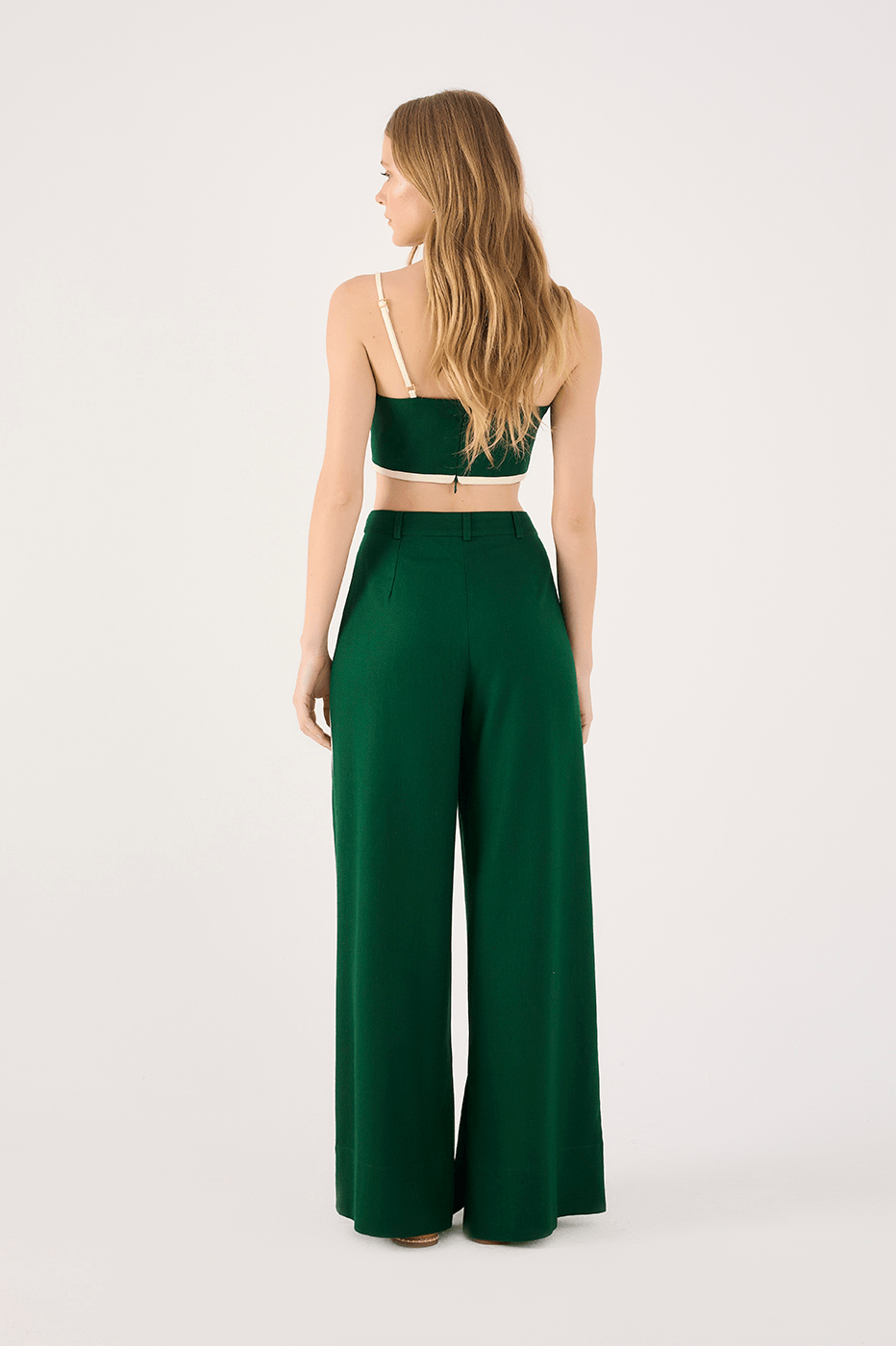 Linen Piping Pants