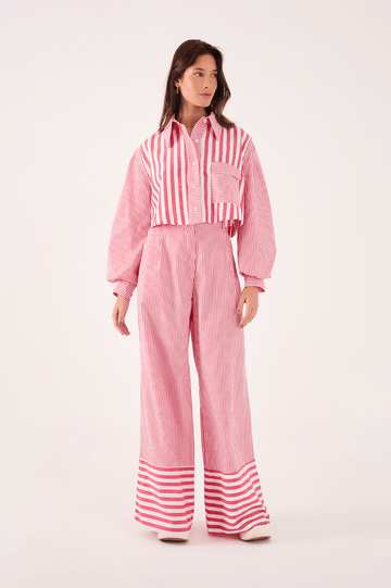 Striped Tailored Pants
