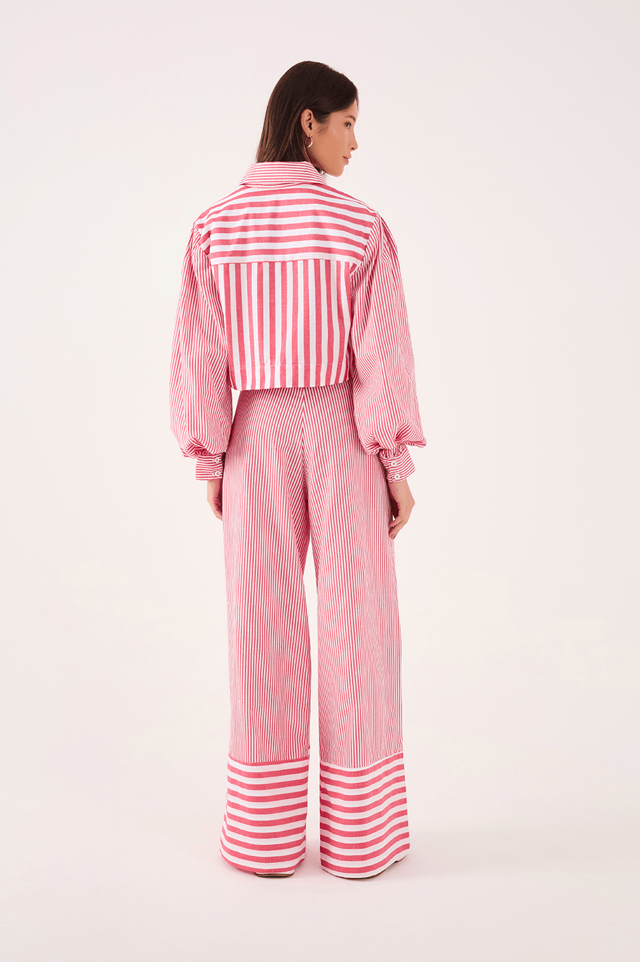Striped Tailored Pants