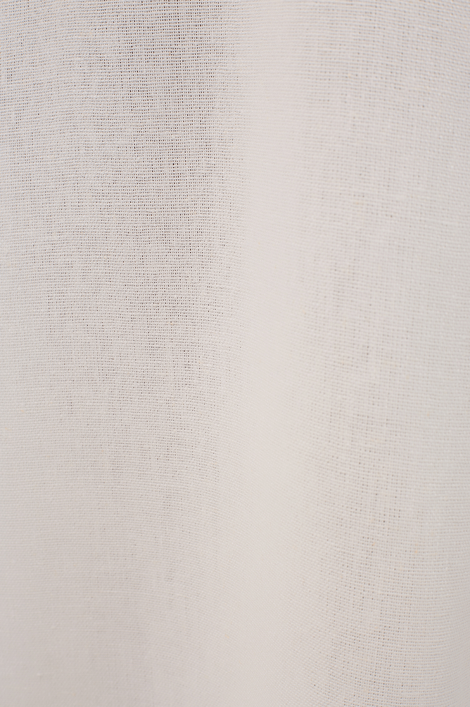 Off-White Linen Wide-Leg Pants