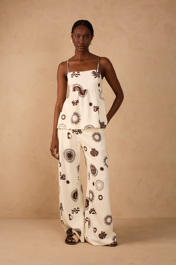 Sol Rio Pockets Wide-Leg Pants
