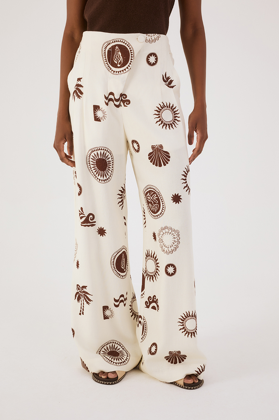 Sol Rio Pockets Wide-Leg Pants