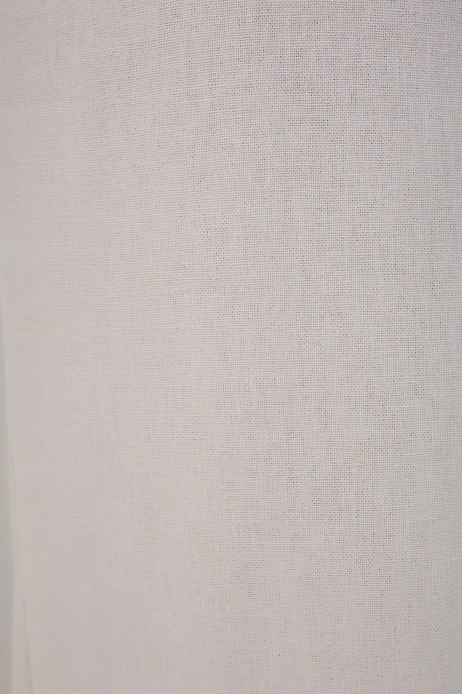 Straight Linen Ruffle Hem Pants