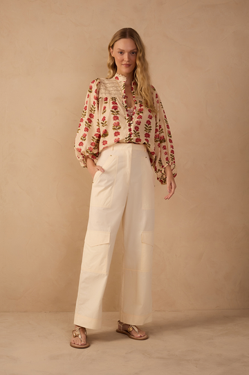 Cotton Rivets Pants