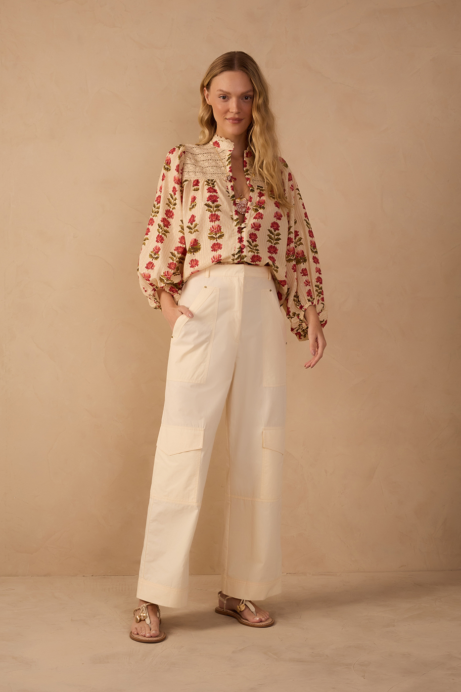 Cotton Rivets Pants