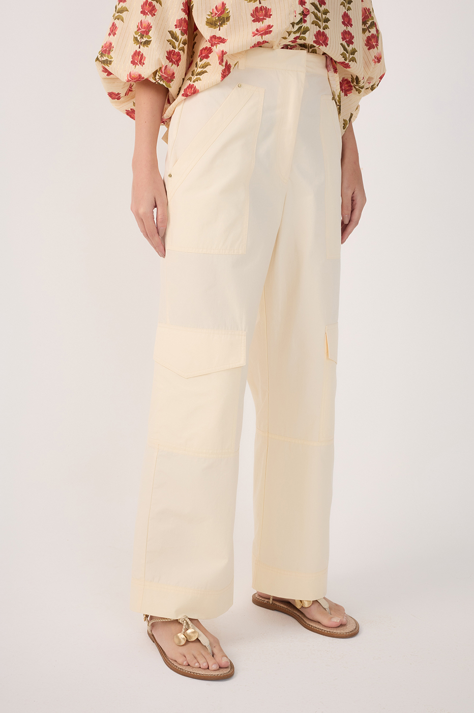 Cotton Rivets Pants
