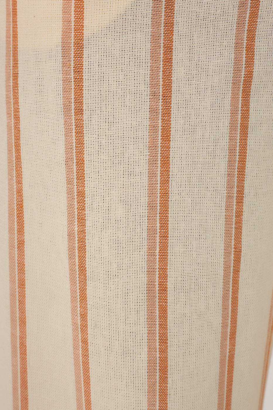 Beige Stripes Pockets Wide-Leg Pants