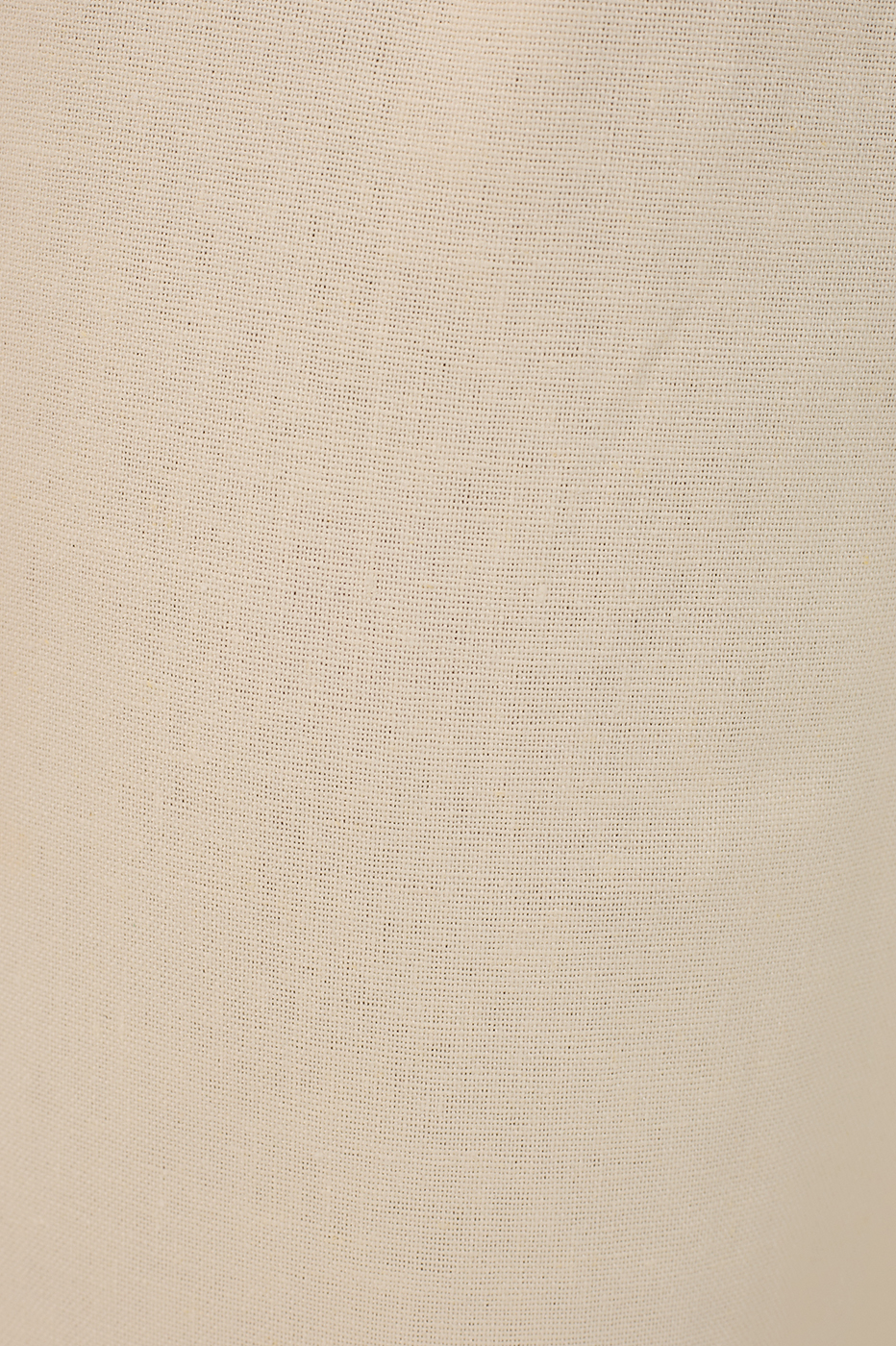 Beige Side Pockets Linen Carrot Pants