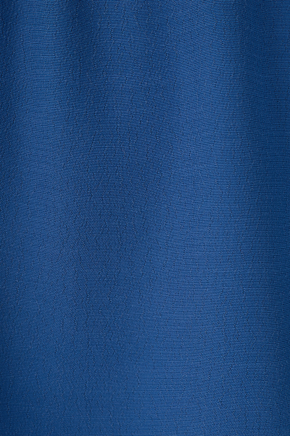 Blue Elastic Waist Cuff Ties Crepe Pants