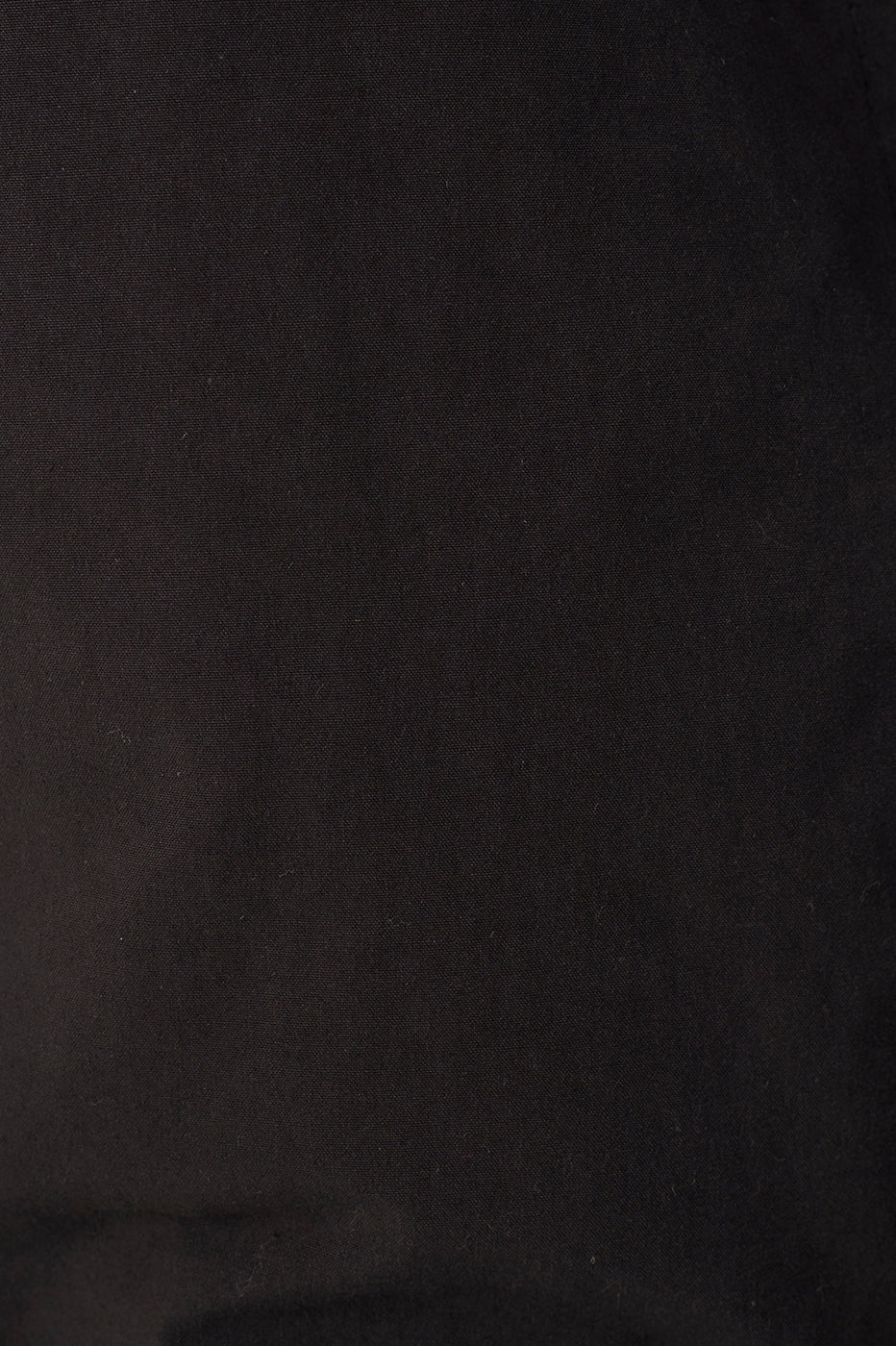 Black Topstitching Pleated Cotton Pants