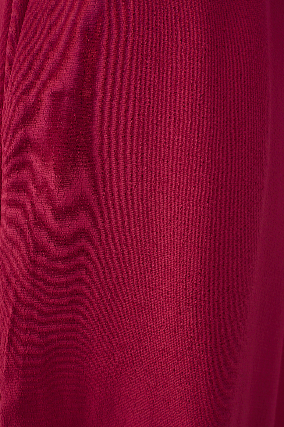 Pink Ruched Wide Leg Crepe Pants