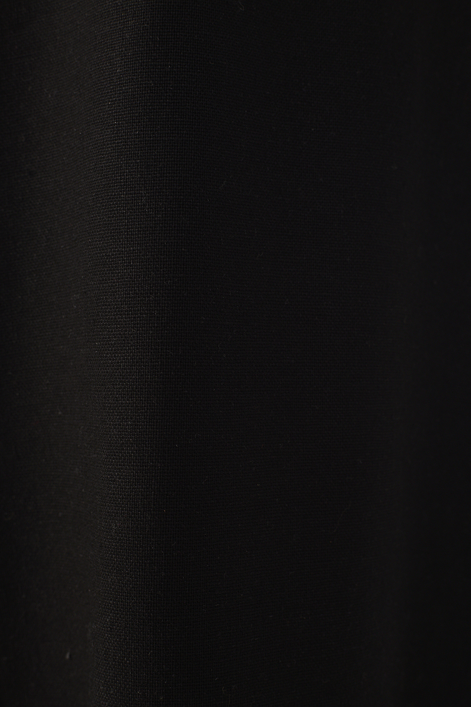Black Wrap Wide-Leg Linen Pants