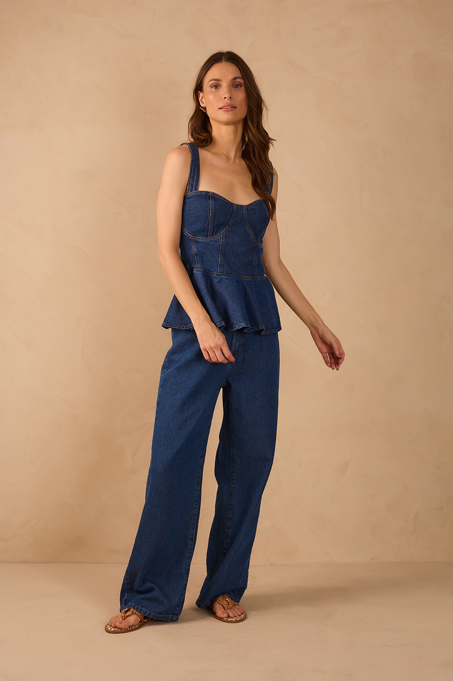 Denim Basic Pants