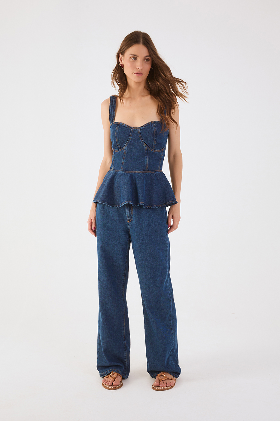 Denim Basic Pants