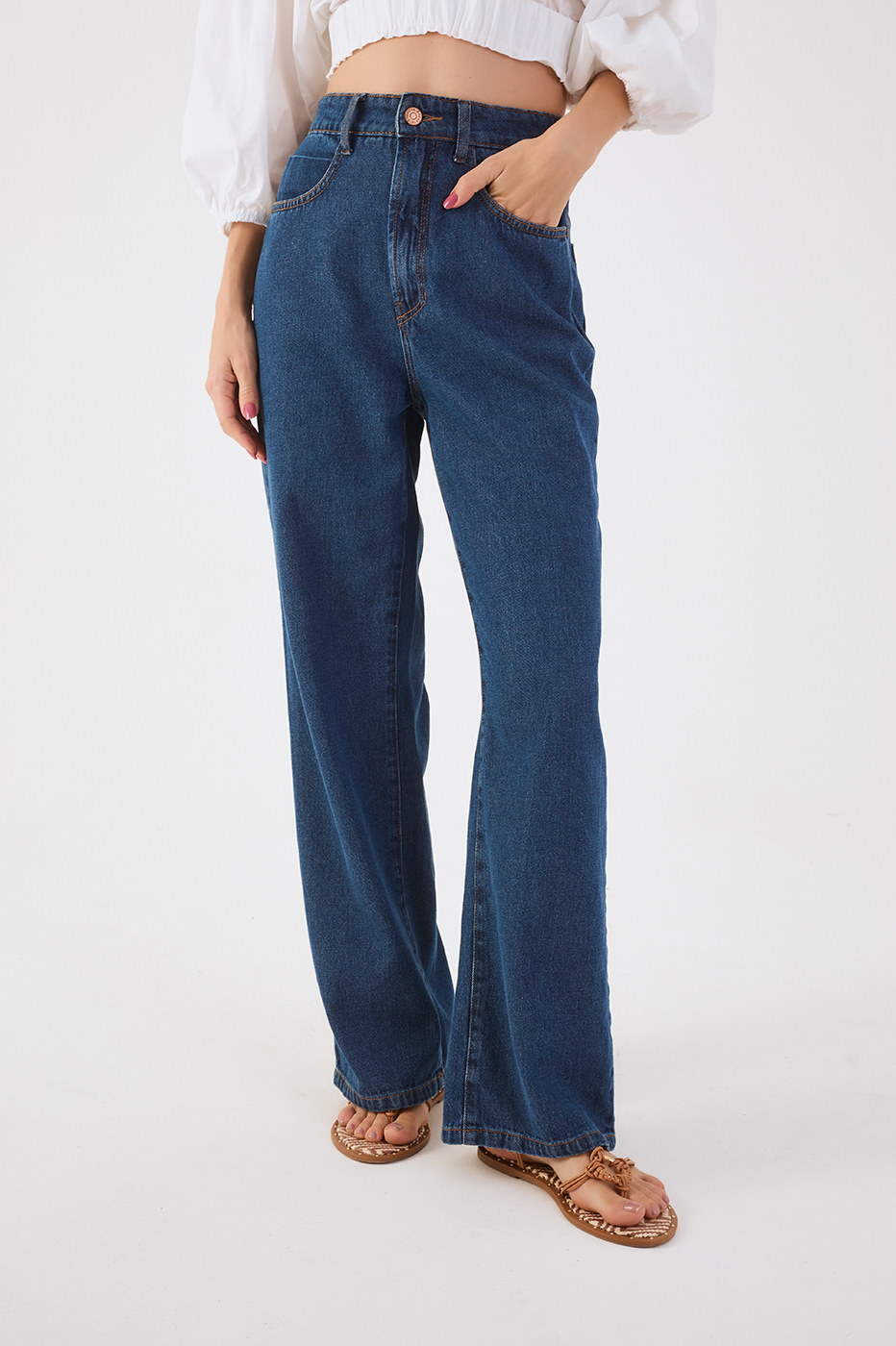 Denim Basic Pants