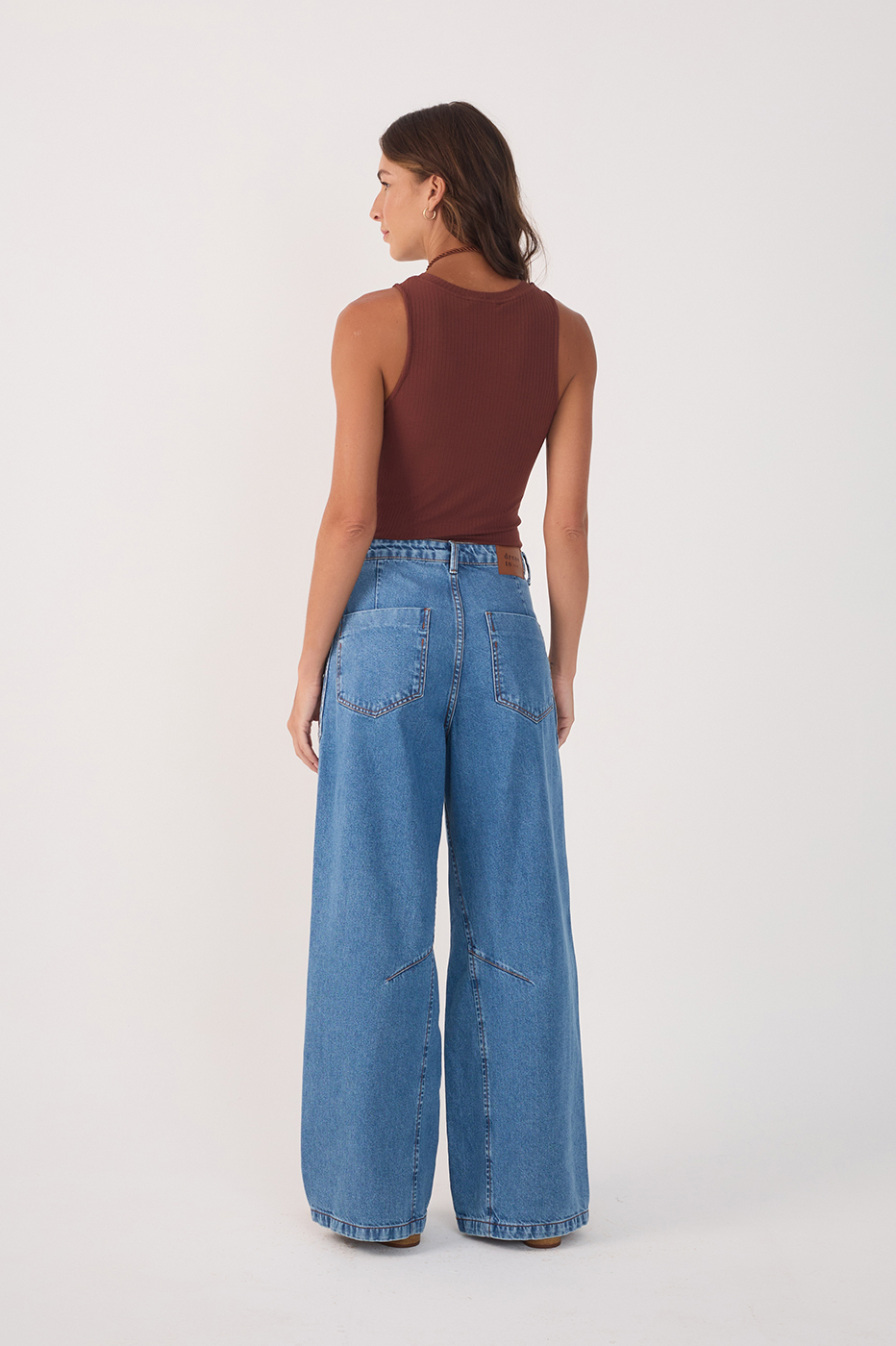Denim Pockets Pants