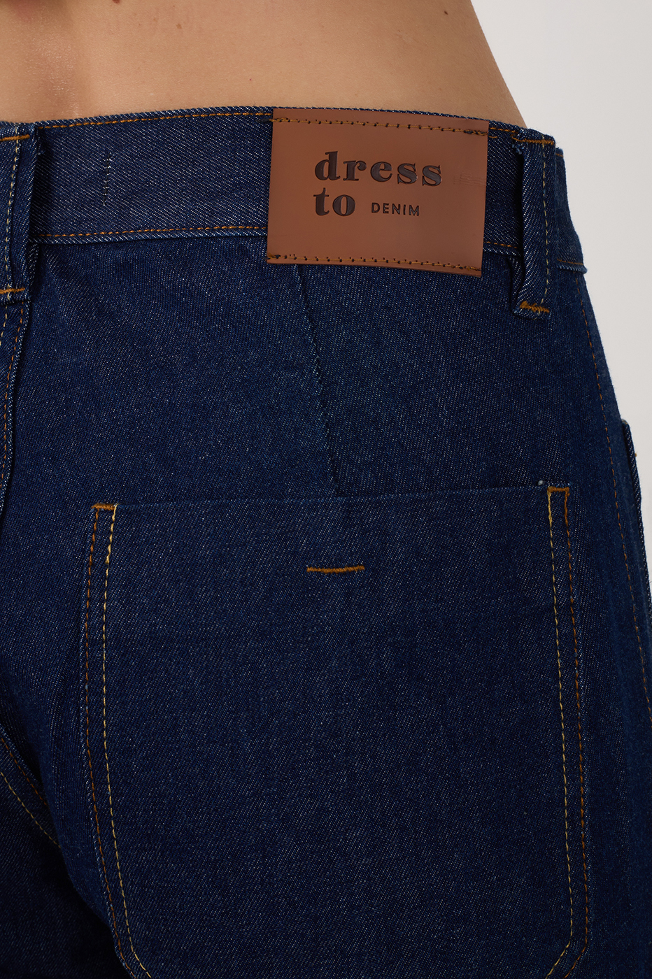 Flared Denim Pocket Pants