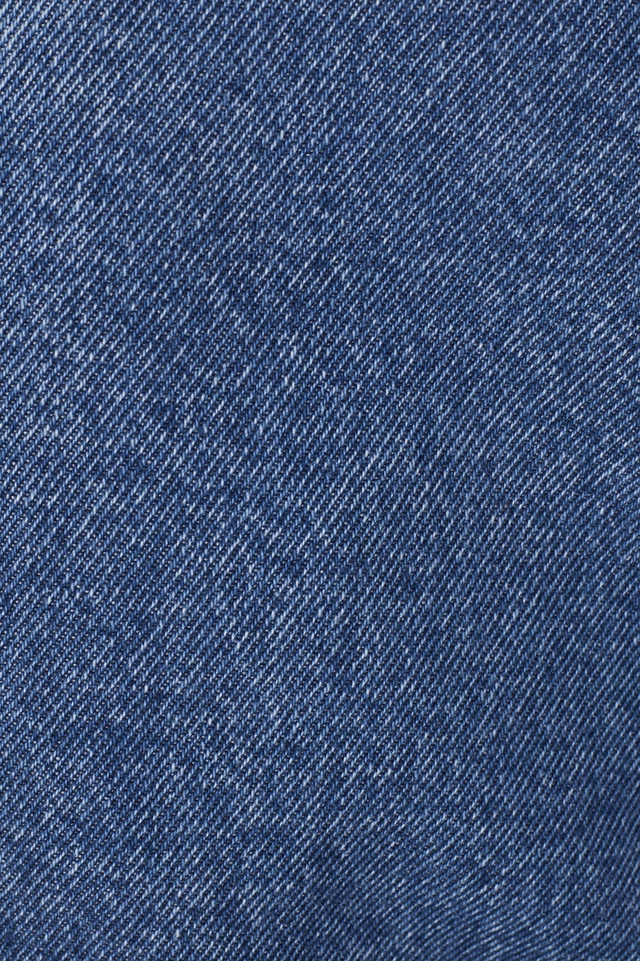 Denim Belt Loops Pockets Flare Pants