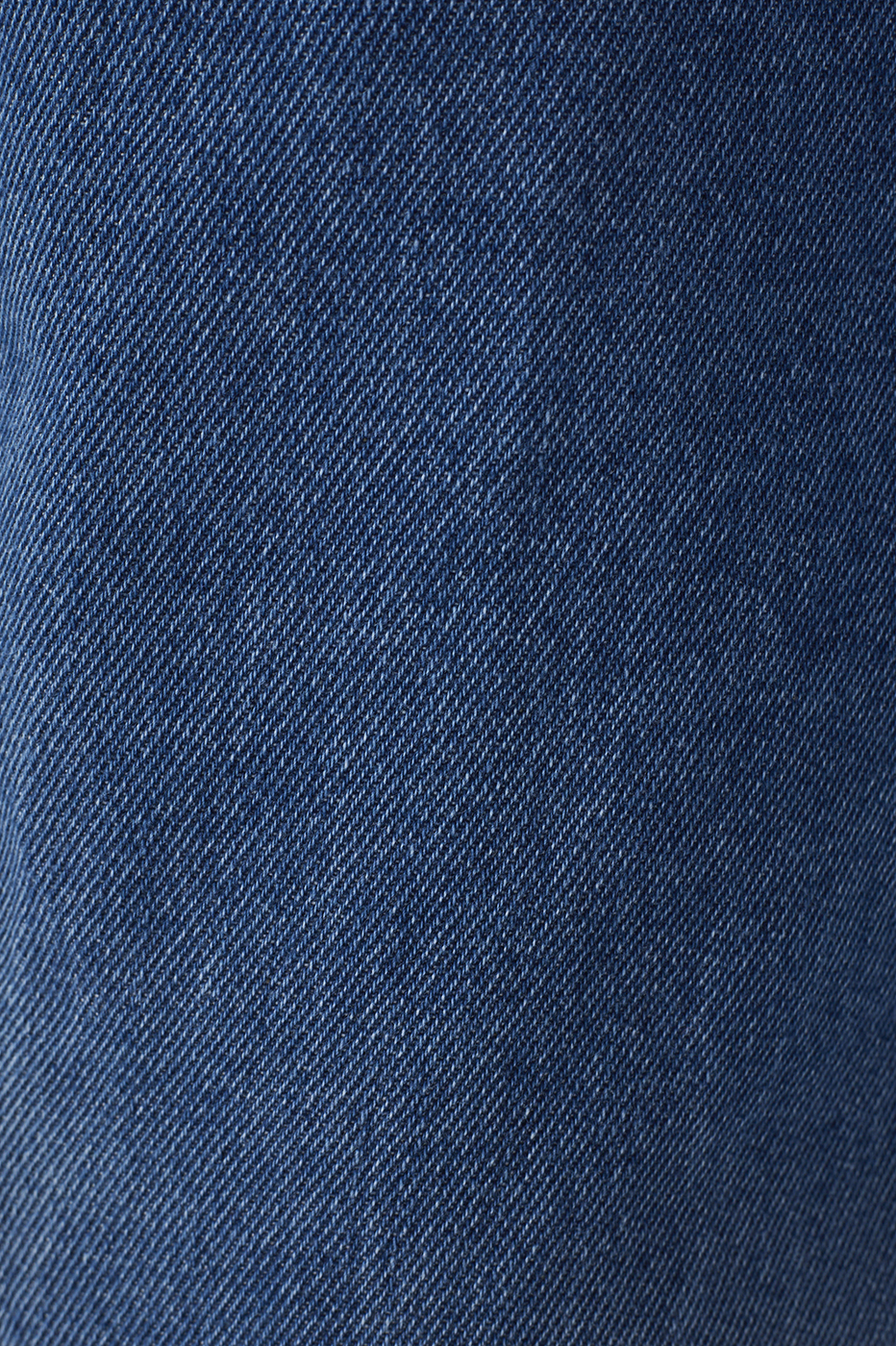 Denim Topstitching Flared Pants