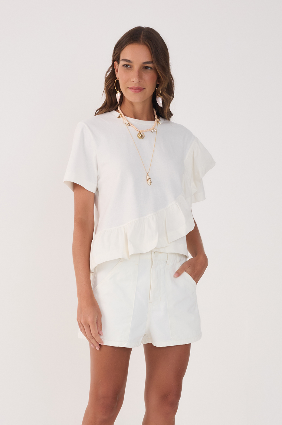 Tailored Twill Pocket Shorts