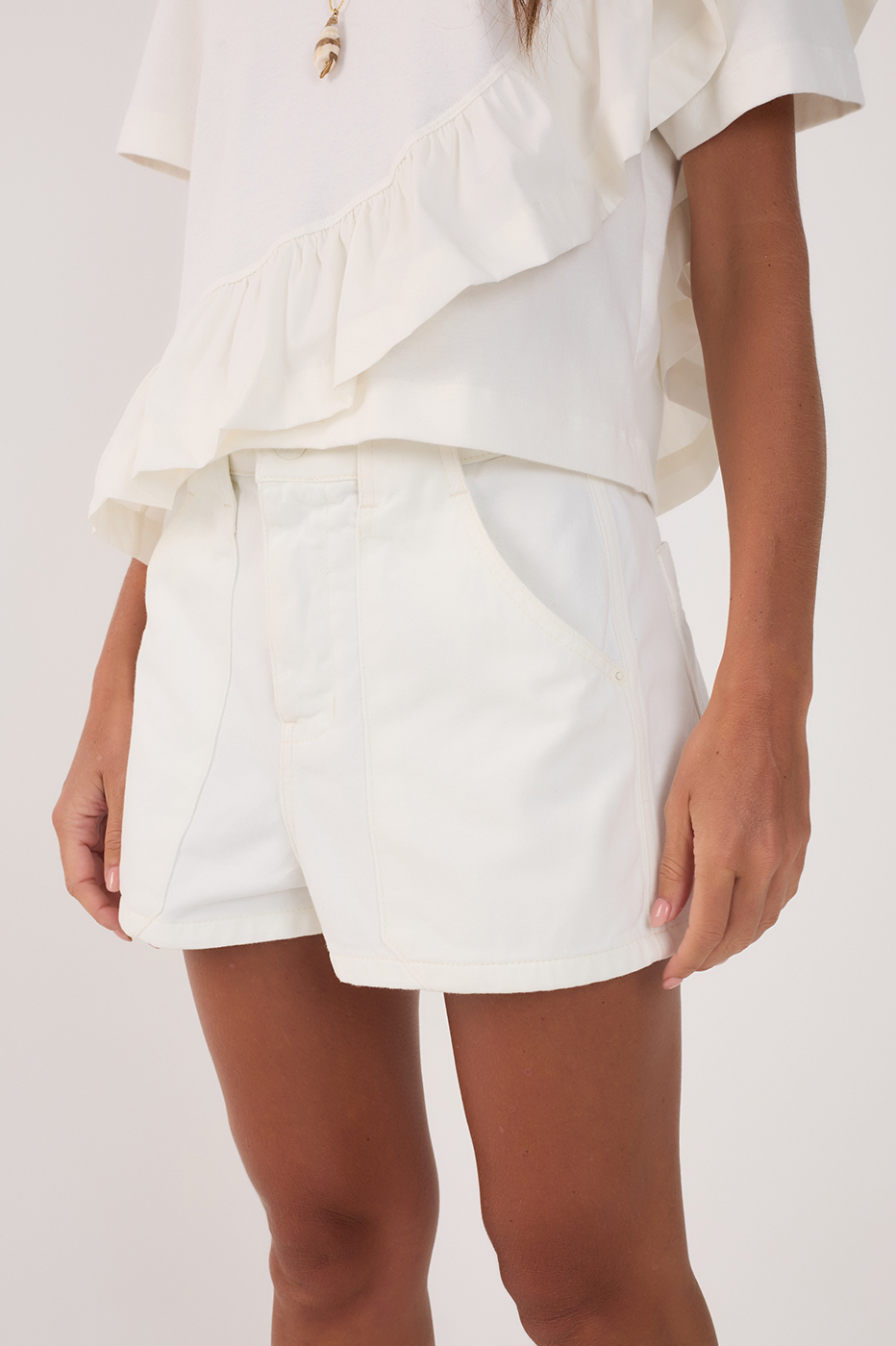 Tailored Twill Pocket Shorts