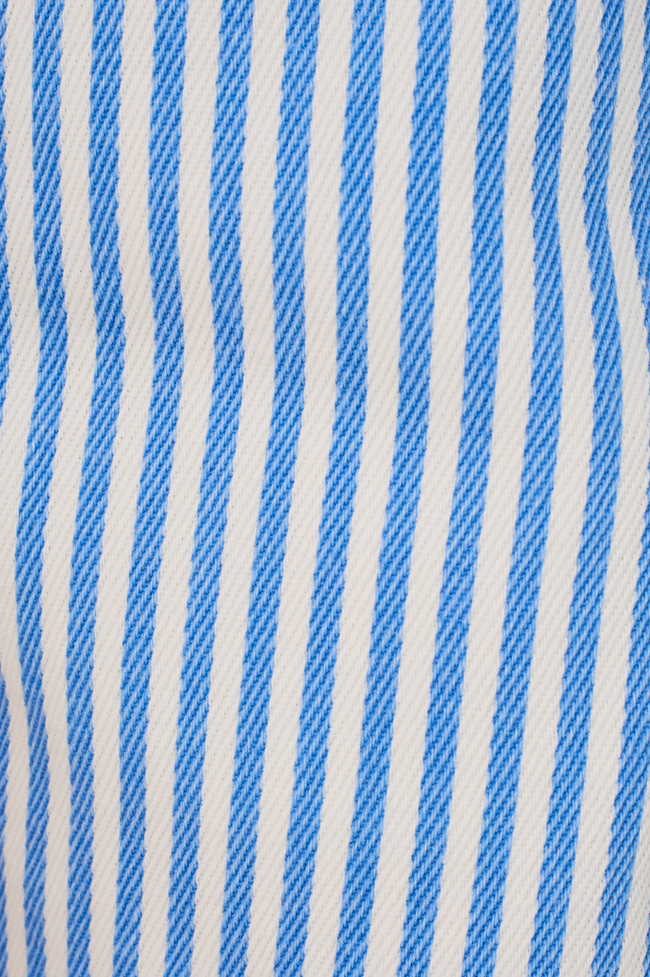 Blue Balneario Stripes Twill Shorts