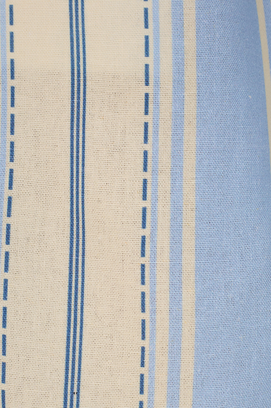 Blue Descanso Stripes Linen Bermuda Shorts