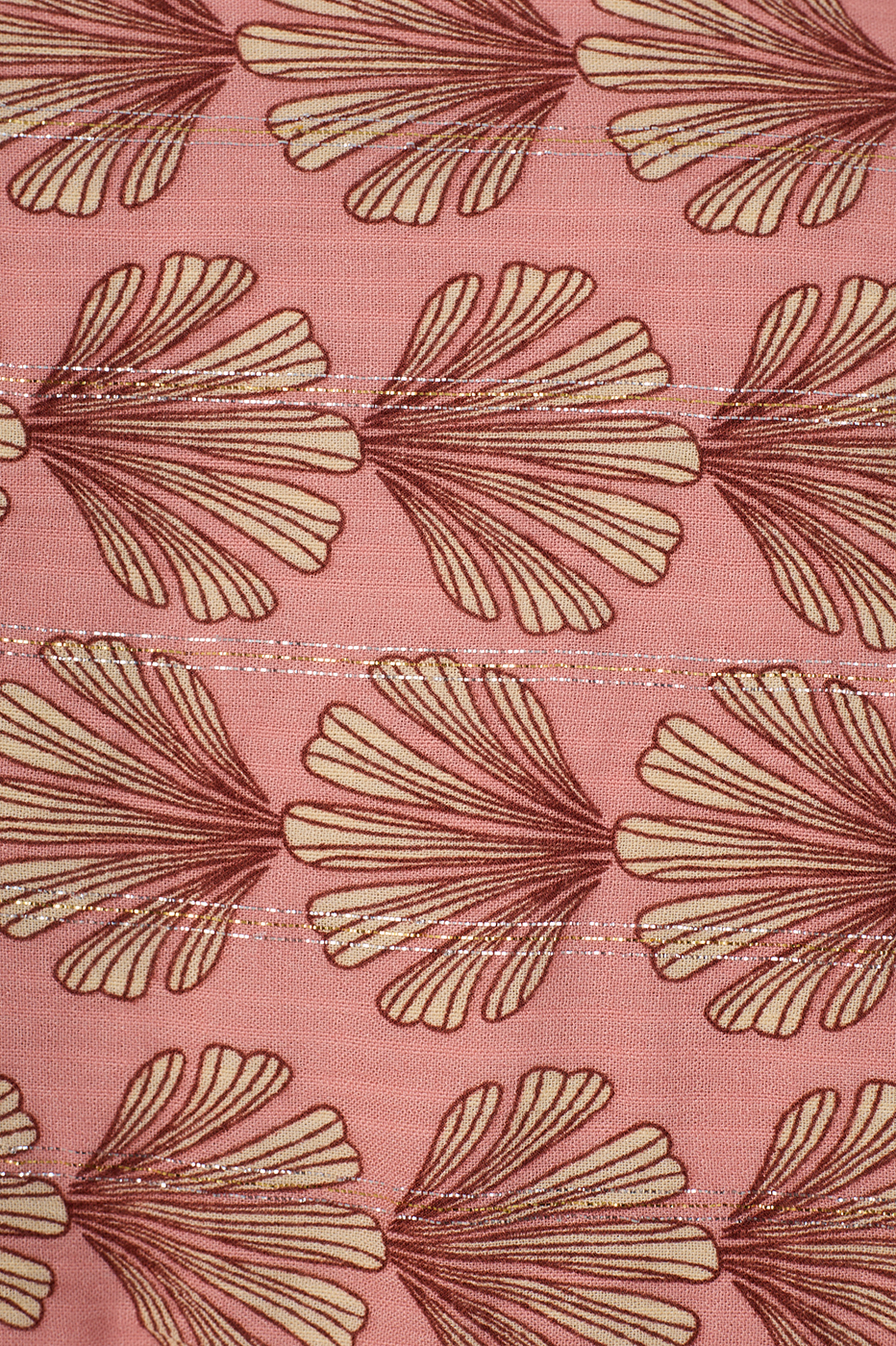 Pink Maresia Lurex Ruffled Shorts